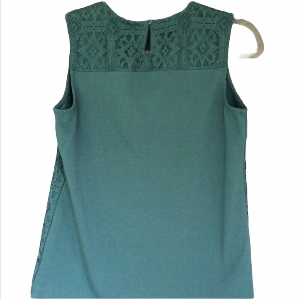 ❌ SALE  ❌ 💚 Talbots Dressy Sleeveless Lace Blouse - Picture 2 of 7